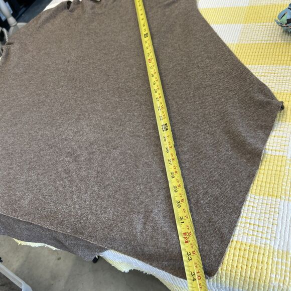 Joie Soft Cashmere Wool Blend Womens Brown Sz Small Tunic Knit Sweater Oversize - Picture 15 of 16